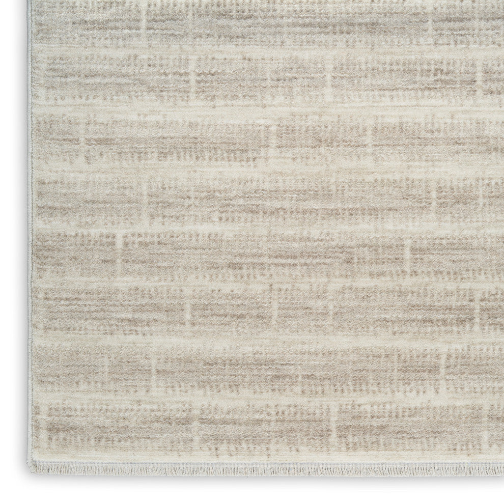 Calvin Klein CK079 Notes 5'3" x 7'3" Ivory Grey Modern Indoor Rug