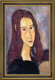Amedeo Modigliani A Red Haired Girl - 16" x 24" Framed Premium Canvas Print