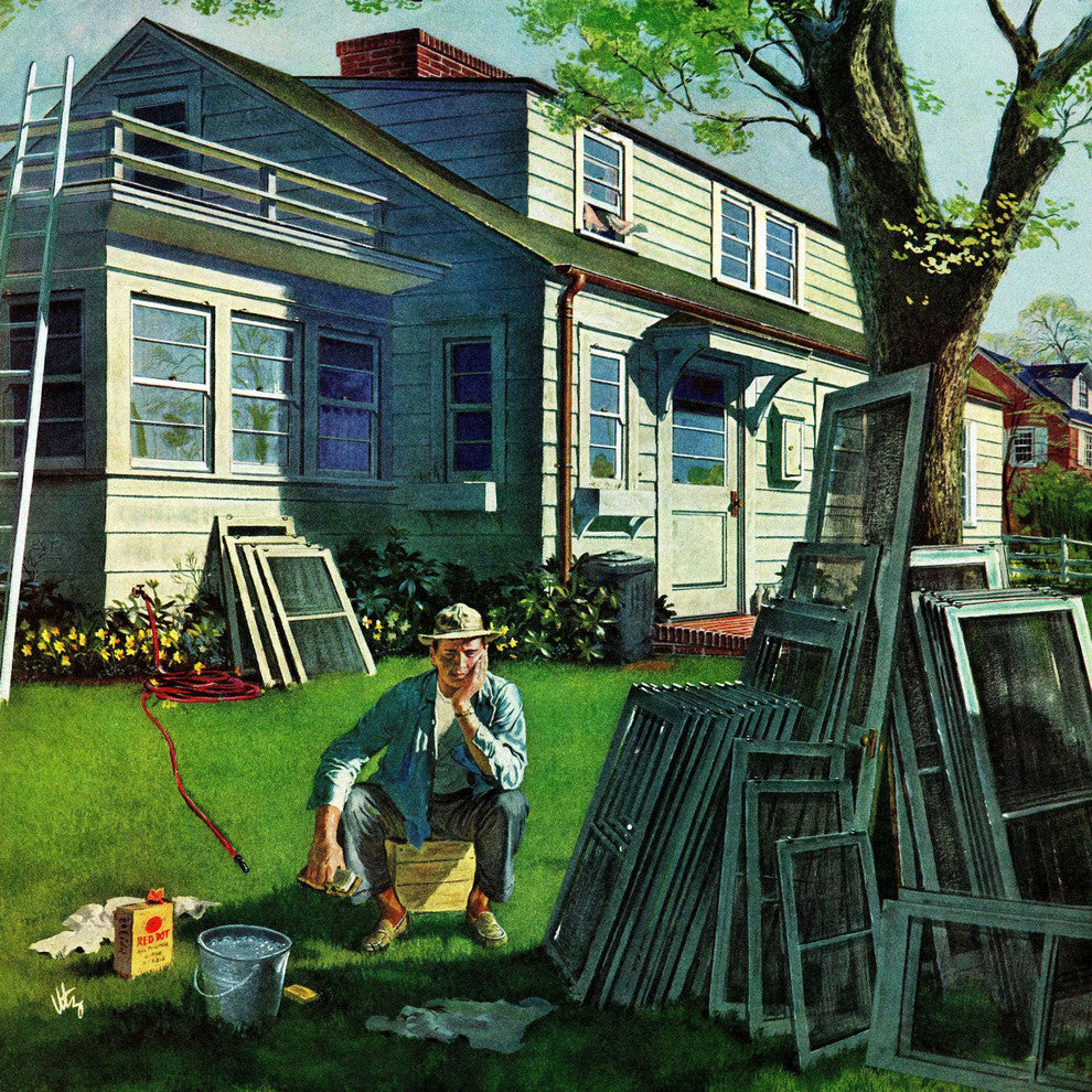 "Window Screens" Painting Print on Canvas by Thornton Utz