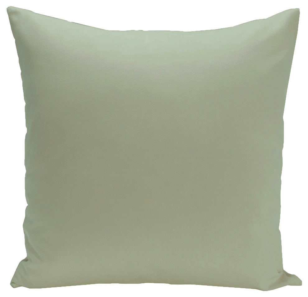 Solid Color Decorative Pillow, Magarita Green, 20"x20"
