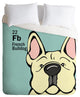 Deny Designs Angry Squirrel Studio French Bulldog 22 Duvet Cover - Lightweight