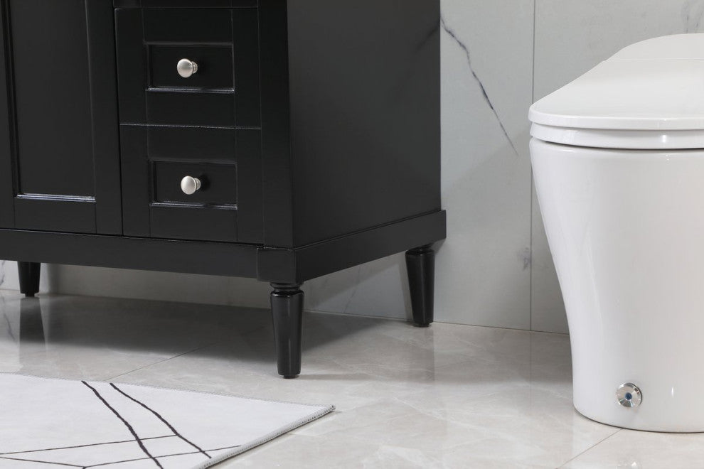 Home Living 21" Transitional Black-Light Bathroom Vanity