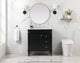 Home Living 21" Transitional Black-Light Bathroom Vanity