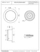 3-Bolt Mount Style Disposal Flange And Strainer In Polished Brass