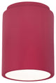 Radiance Cylinder Flush-Mount, Cerise, E26