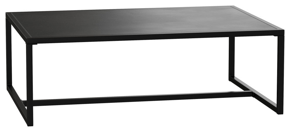 Outdoor Patio Coffee Table, Black