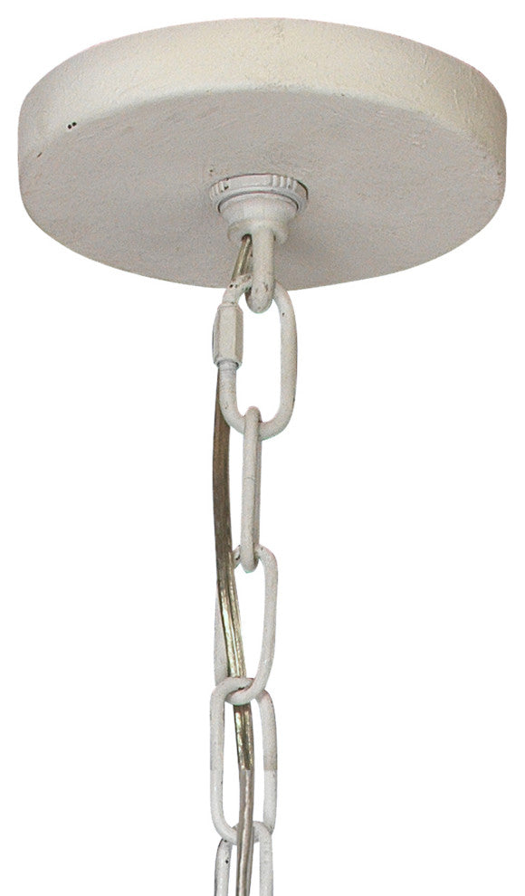 Mercer Two-Tier Gesso Chandelier