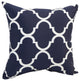 17" Square Polyester Outdoor Throw Pillows, Set of 4, Landview Navy