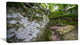 "Large Rocks in Deep Moss Forest" Landscape Art Print Canvas, 40"x20"