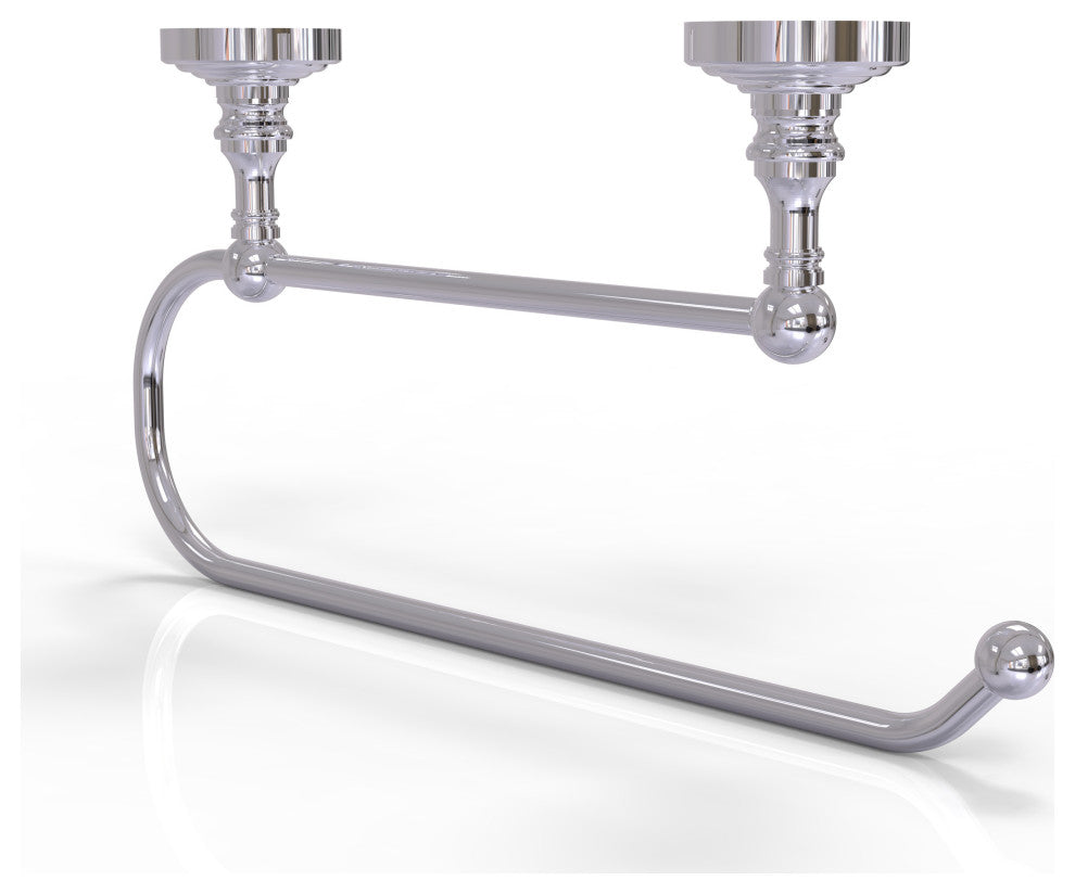 Waverly Place Under Cabinet Paper Towel Holder, Polished Chrome