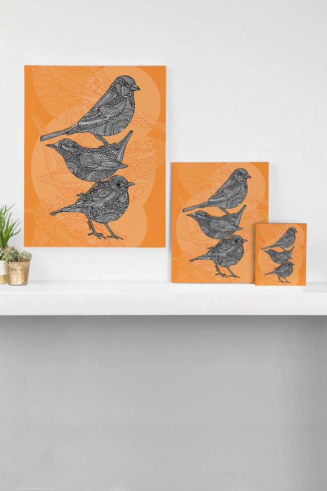 Deny Designs Valentina Ramos 3 Little Birds Art Canvas