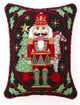 18X14Nutcraker With Pull Toy NeedlePoint Pillow