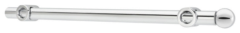 Sliding Valet Rod for Custom Closet Systems, Chrome