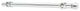 Sliding Valet Rod for Custom Closet Systems, Chrome