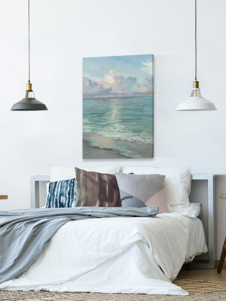 "Tranquil Waters" Painting Print on Wrapped Canvas, 16"x24"