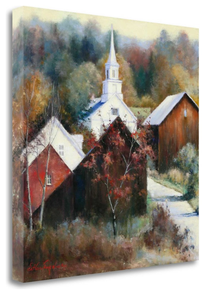 "New England Veterans" By Esther Engelman, Giclee Print on Gallery Wrap Canvas