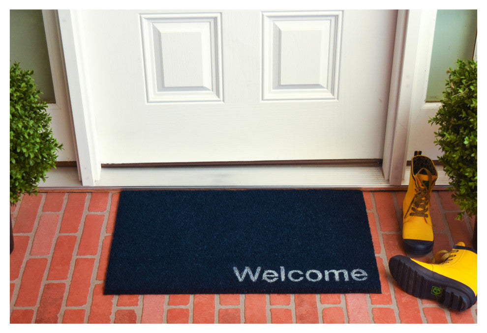 Calloway Mills Collins Blue Pastel Welcome Doormat, 24x36