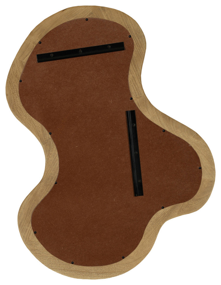 Oblique Mirror, Oak, 28" X 38"