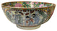 Chinese Vintage Famille Rose People Scenery Porcelain Art Bowl Hws4399