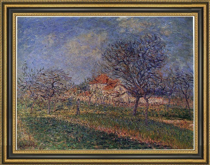 Gustave Loiseau Trees in Bloom Framed Premium Canvas Print, 18"x24"