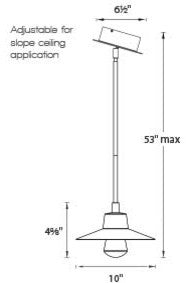 Modern Forms Suspense LED Pendant, Bronze