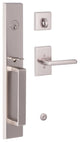 Ridgecrest Vail Handle Set With Logan Lever Interior Trim, Nickel