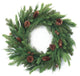 Mixed Pine Cone Wreath 27"D