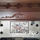 23 3/8"W x 4 1/2"H x 3/4"P Lanarkshire Scroll Onlay, Left