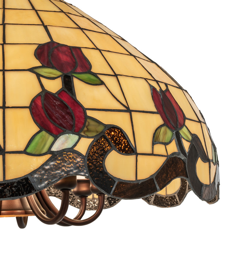 23 Wide Roseborder Pendant