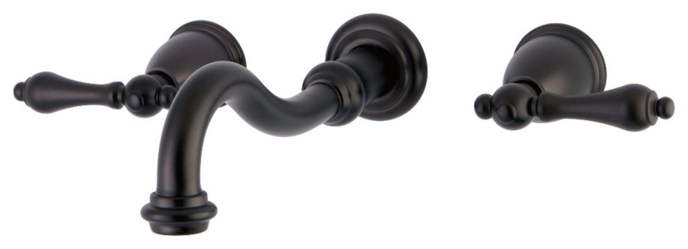 KS3025AL Two-Handle Wall Mount Tub Faucet, Oil Rubbed Bronze