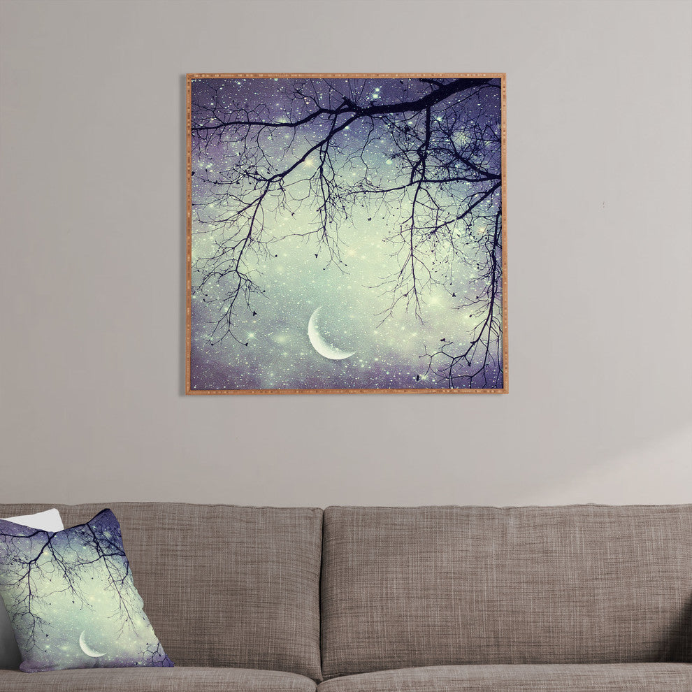 Deny Designs Shannon Clark Diamonds In The Sky Framed Wall Art