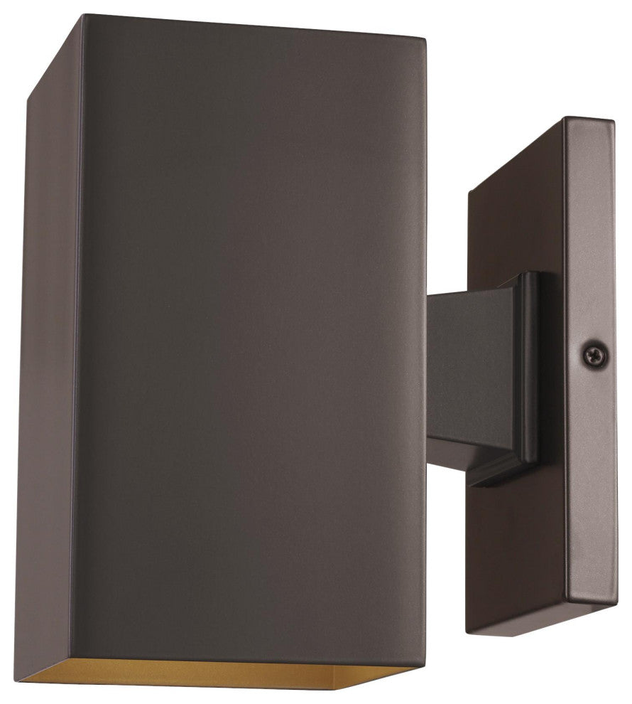 Pohl Medium 1-Light Outdoor Wall Lantern, Bronze