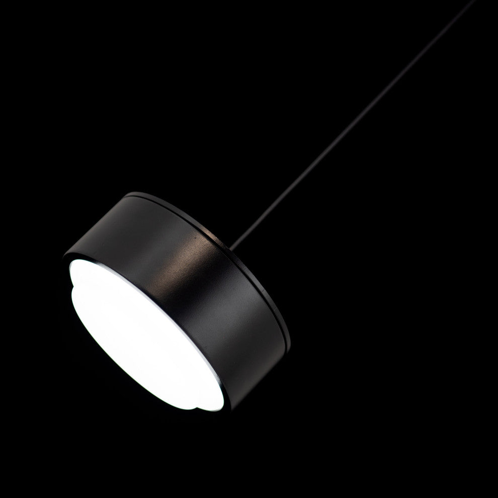 Ohm 6" LED Pendant 3000K, Black