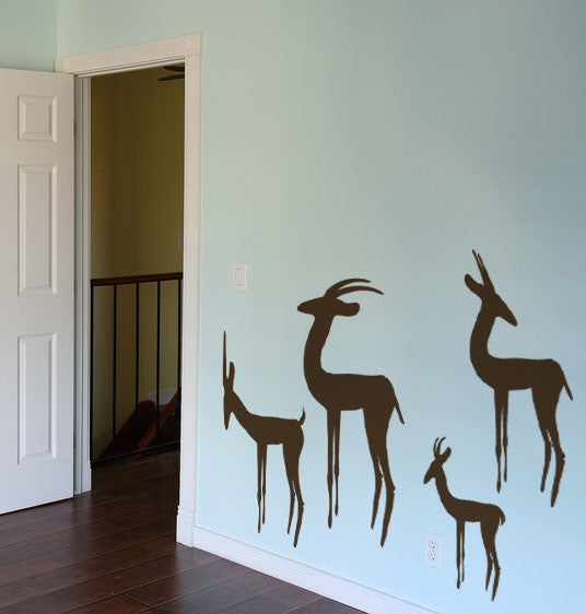 Herd of Gazelles Wall Decal