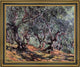 Claude Oscar Monet Olive Trees in BordigheraFramed Premium Canvas Print, 20"x25"