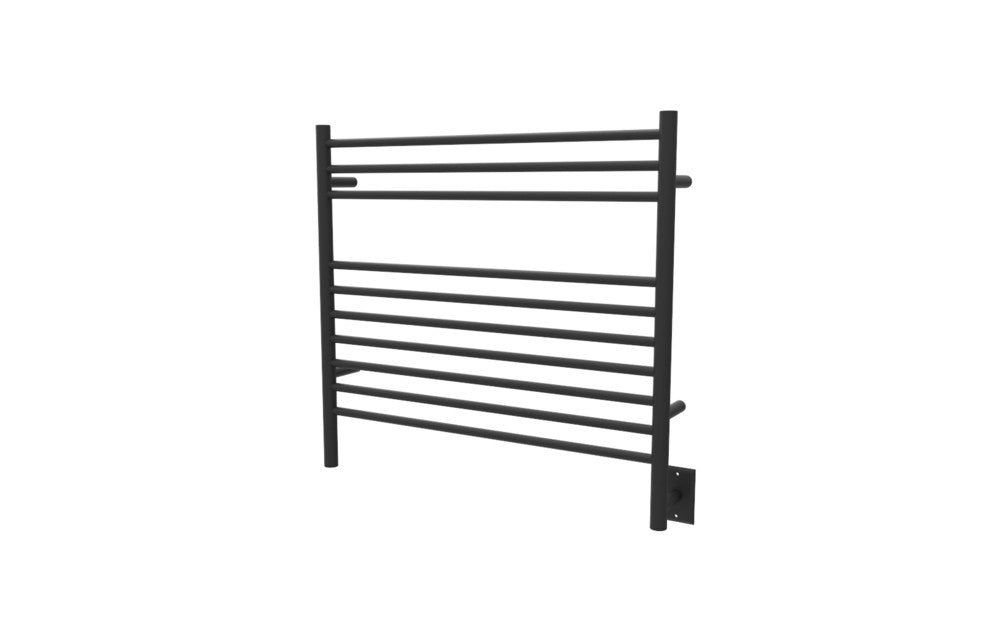 Amba Jeeves K Straight Wall Mounted Towel Warmer, Matte Black