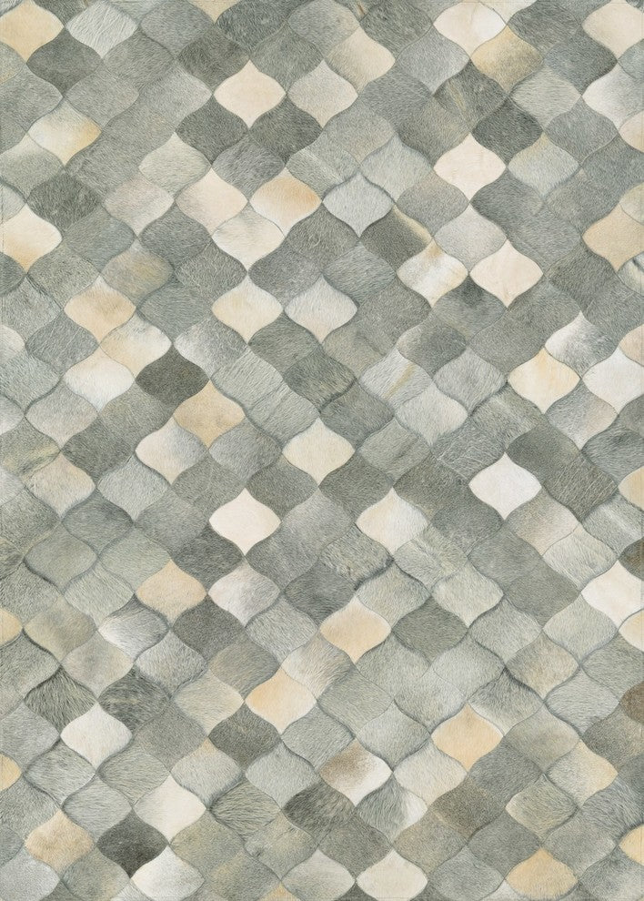 Couristan Chalet Diamonds Area Rug, Ivory/Gray, 8'x11'