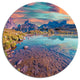 Beautiful Lake In Lago Rienza, Seashore Art Round Wall Art, 36"
