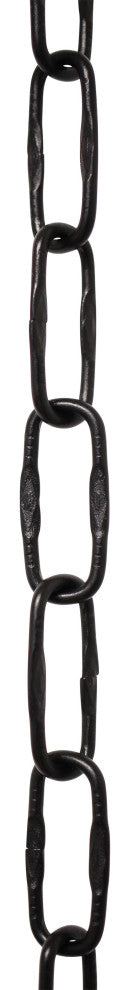 RCH Hardware Steel Spanish Chandelier Chain, 2 Sizes, 10', Black, U25