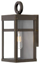 Hinkley Porter Small Wall Mount Lantern, Oil Rubbed Bronze