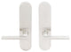 Sunrise Lever, Full Dummy Tubular Pair, Right Hand, Satin Stainless Steel