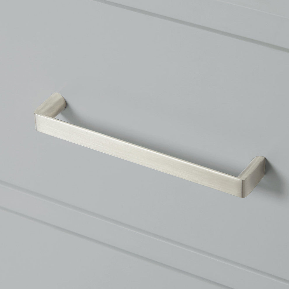 ARIEL Cambridge 43" Right Offset Rectangle Sink Gray Bathroom Vanity Quartz Top