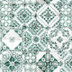Teal Mediterranean Tile Peel and Stick Wallpaper