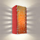 Rocky Wall Sconce, Matador Red And Multi Fire