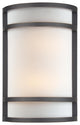 2-Light Wall Sconce, Dark Restoration Bronze With French Scavo Glass