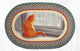 Earth Rugs OP-250 Winter Cat Oval Patch 20" x 30"
