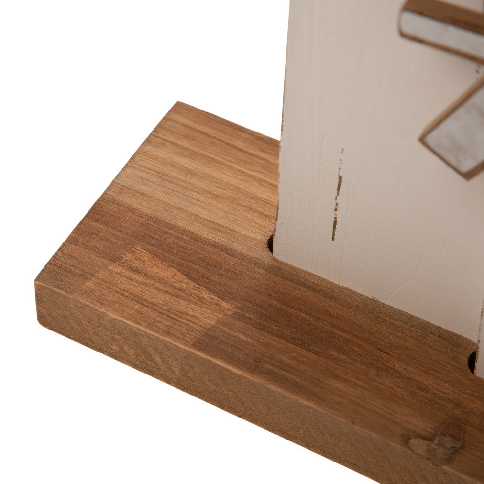 35.43"H Wooden Snowman Family Porch Decor