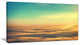 "Amazing Plane View of Sky" Oversized Beach Canvas Artwork, 32"x16"