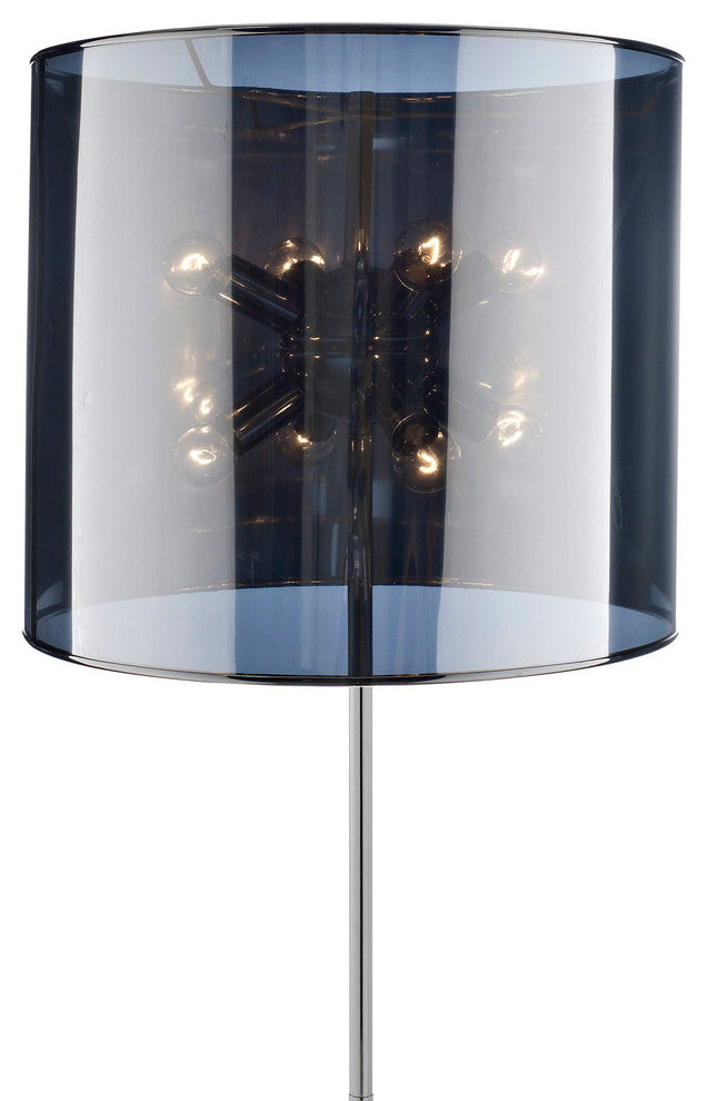 Modern Contemporary Living Room Metal Floor Lamp Silver