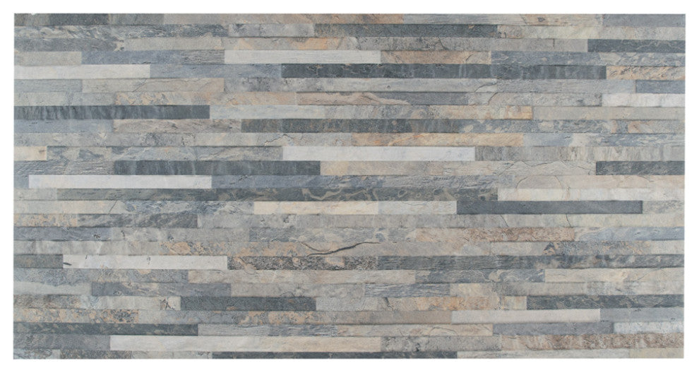 Muro Ardesia Porcelain Wall Tile, Gris